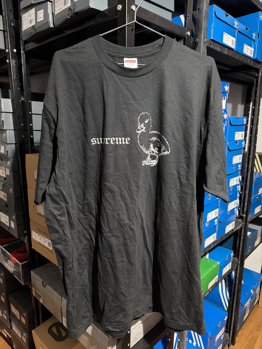 Camiseta Supreme Duck Black SS26-W1 — XG, Novo