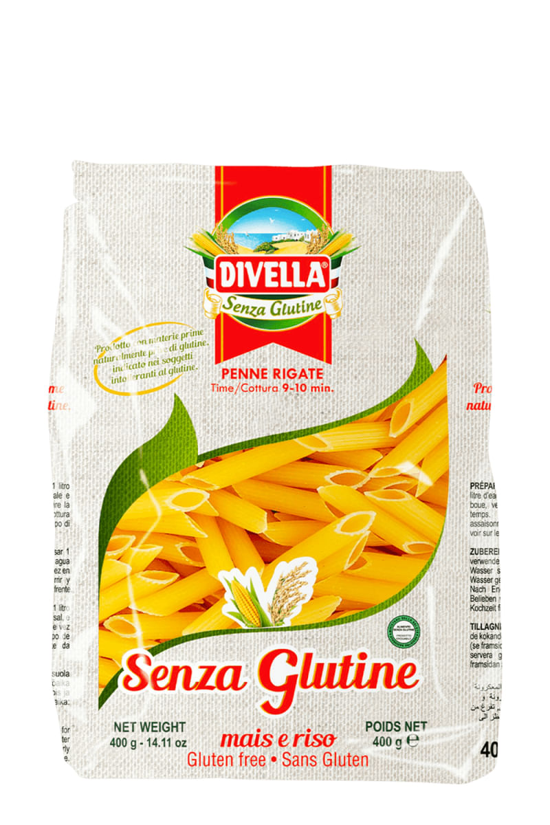 Penne Sem Glúten Italiano 400G Divella