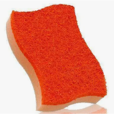Foto 2 de Kit com 9 Esponja Louças Delicadas SCOTCH Brite Laranja