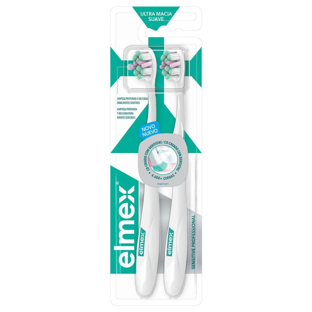 Escova de Dente Colgate Elmex Sensitive 2 unidades