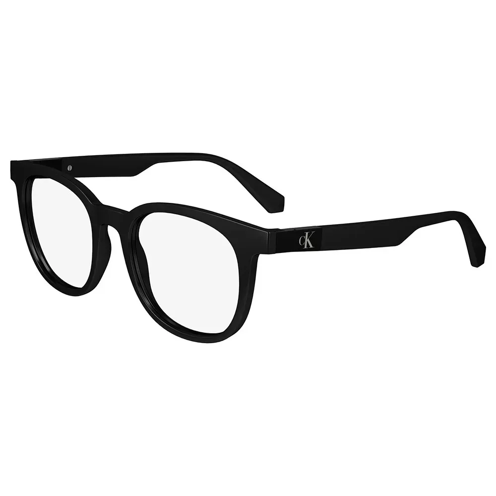 Armação de Óculos de Grau Unissex Calvin Klein Jeans Oval CKJ24613 Cor Preta