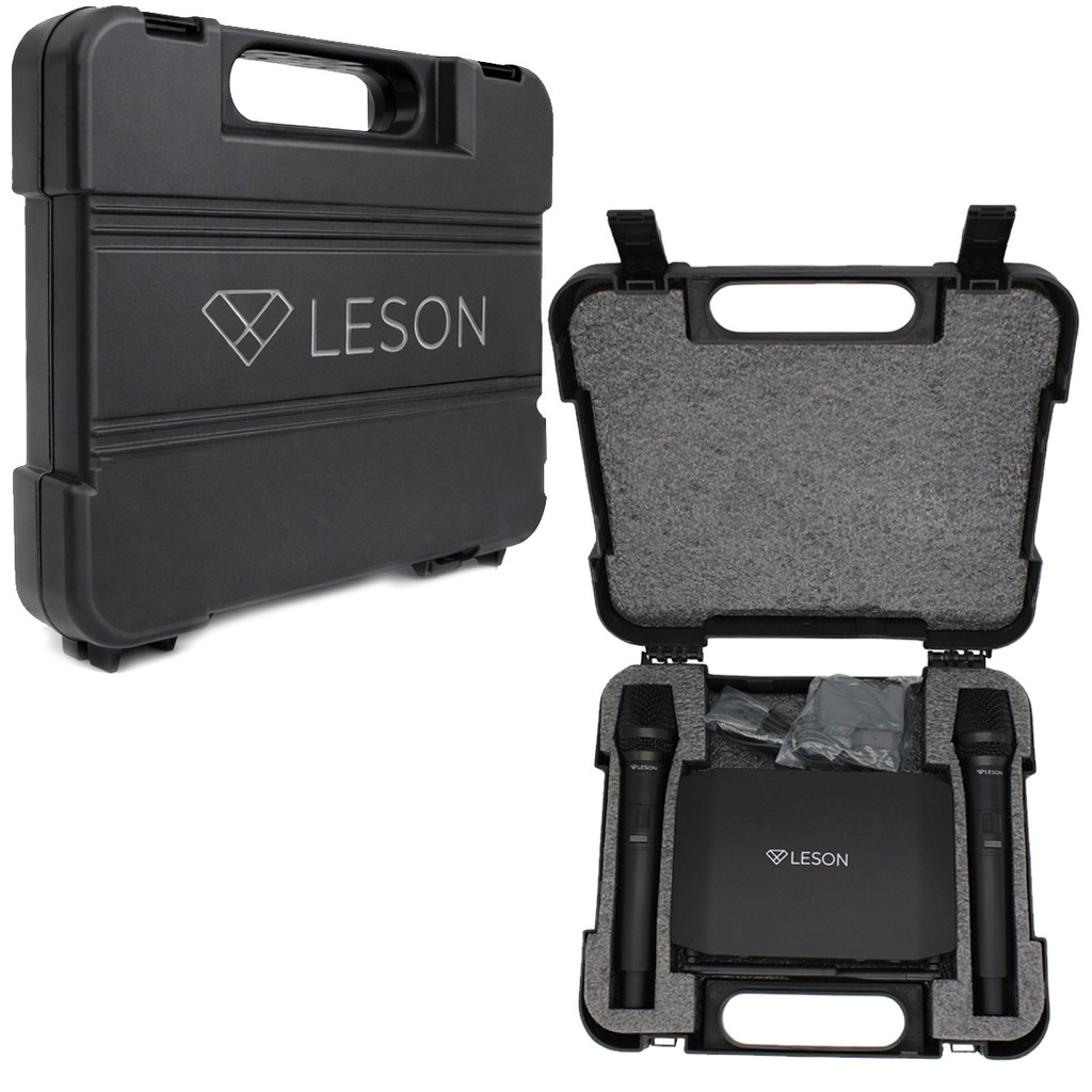 Foto 2 de Case Maleta Para Microfone Sem Fio Leson Akg Shure Universal