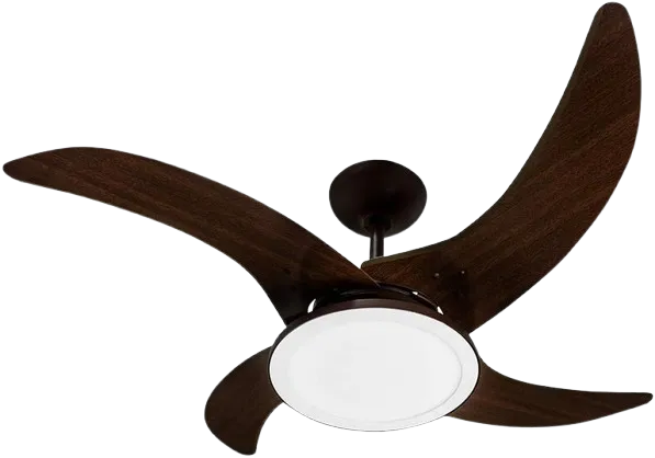 VENTILADOR MAREIRO LED 127V 4P 130W MARROM TRON