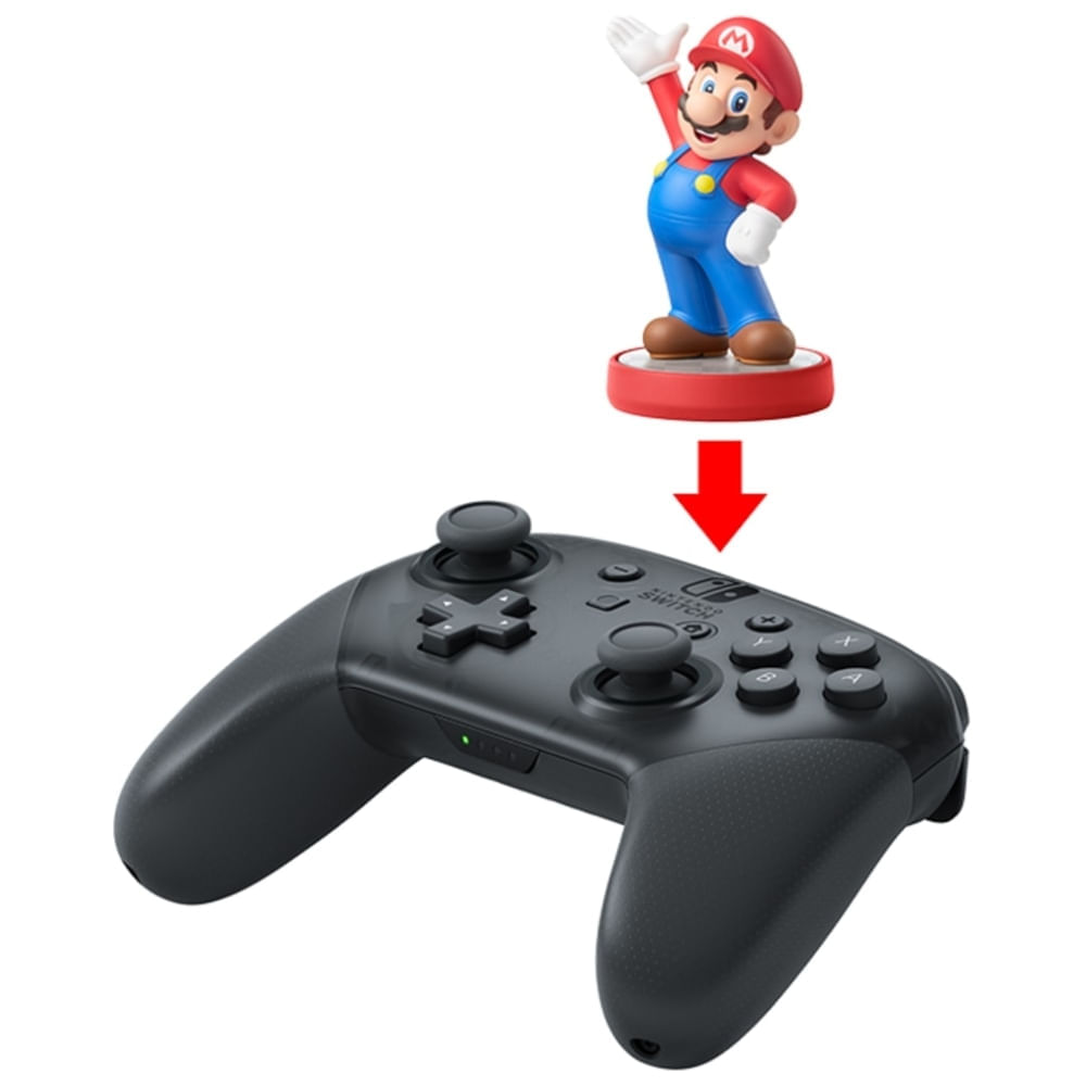 Foto 4 de Controle Nintendo Switch Pro Sem Fio Preto