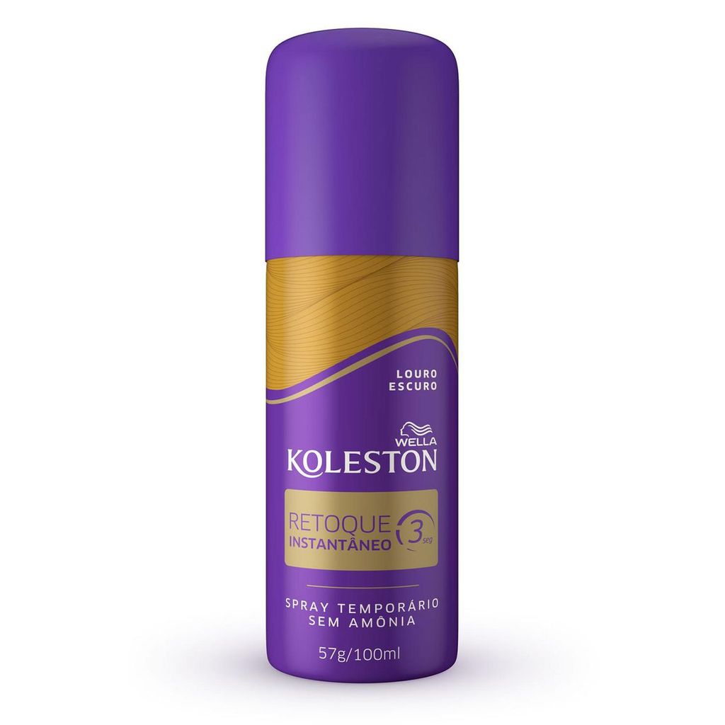 Retoque Instântaneo Spray Koleston Louro Escuro com 100ml