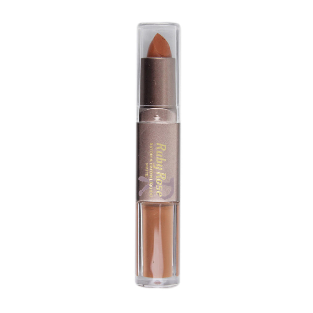 Batom 2 em 1 Ruby Rose – 2x1 Duo Matte — 211