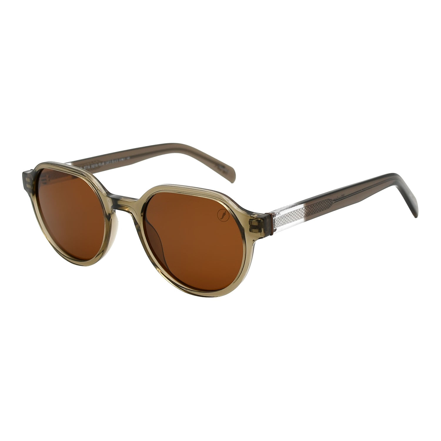 Óculos de Sol Masculino Nasa Redondo Polarizado Verde OC.CL.5714.0215 M