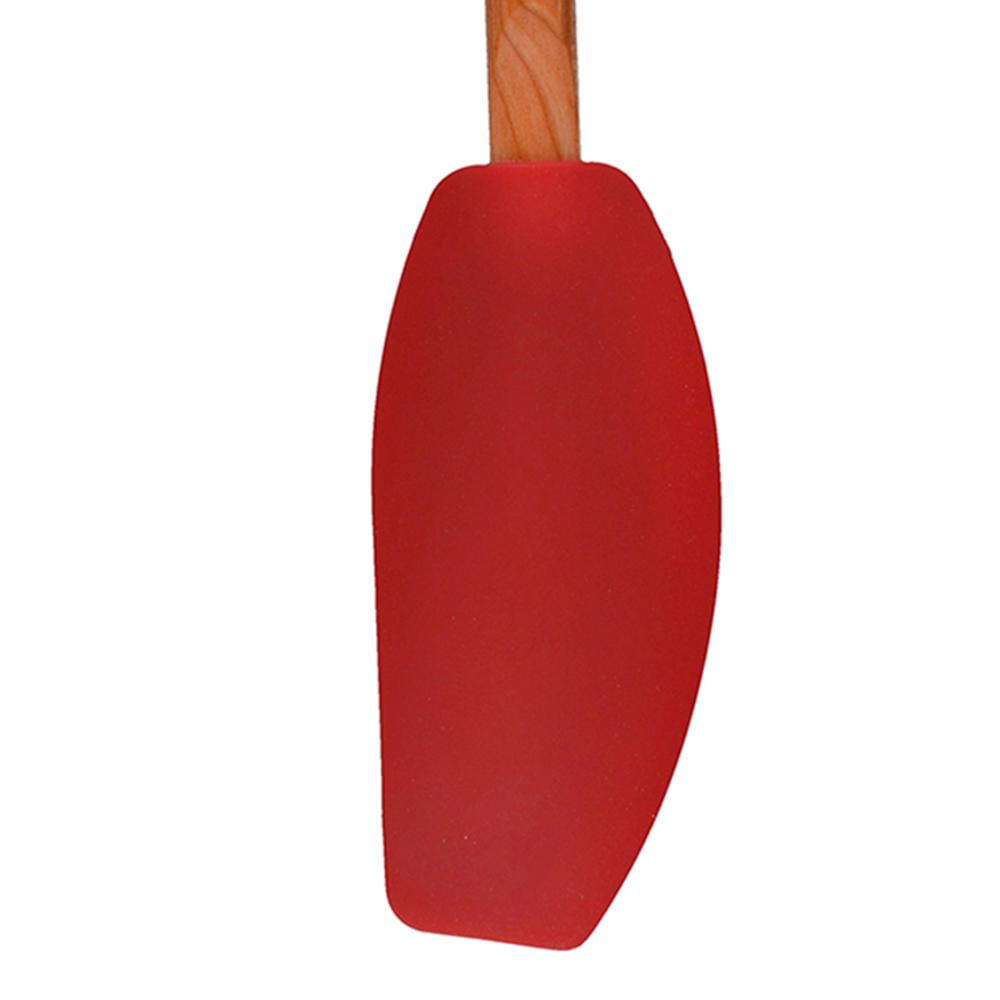 Foto 4 de Espátula Batedora Silicone Cabo de Madeira Luxo KitchenAid
