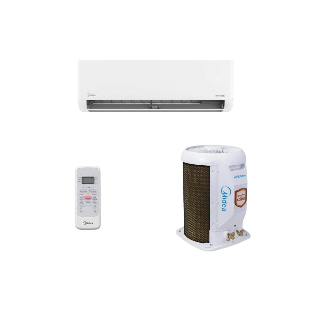 Ar Condicionado Split Hi Wall Inverter Midea Airvolution Lite 9000 Btus Frio 220v R-32