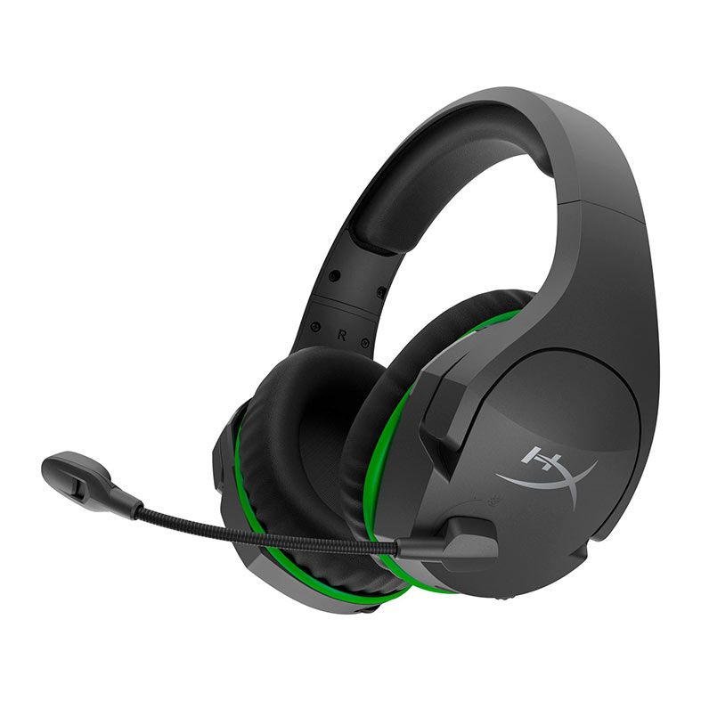 Headset Gamer HyperX CloudX Stinger Core, Drivers 40mm, Sem Fio, Preto e Verde, 4P5J0AA