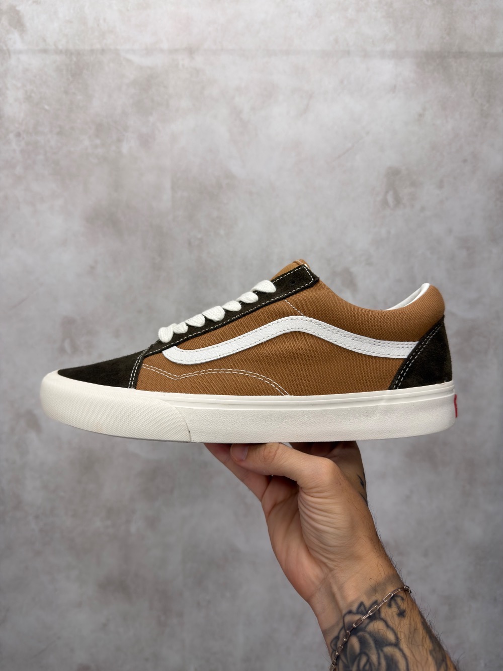 Vans Old Skool Frayed 2 Tone Brown — 39 / 40 / 42, Novo