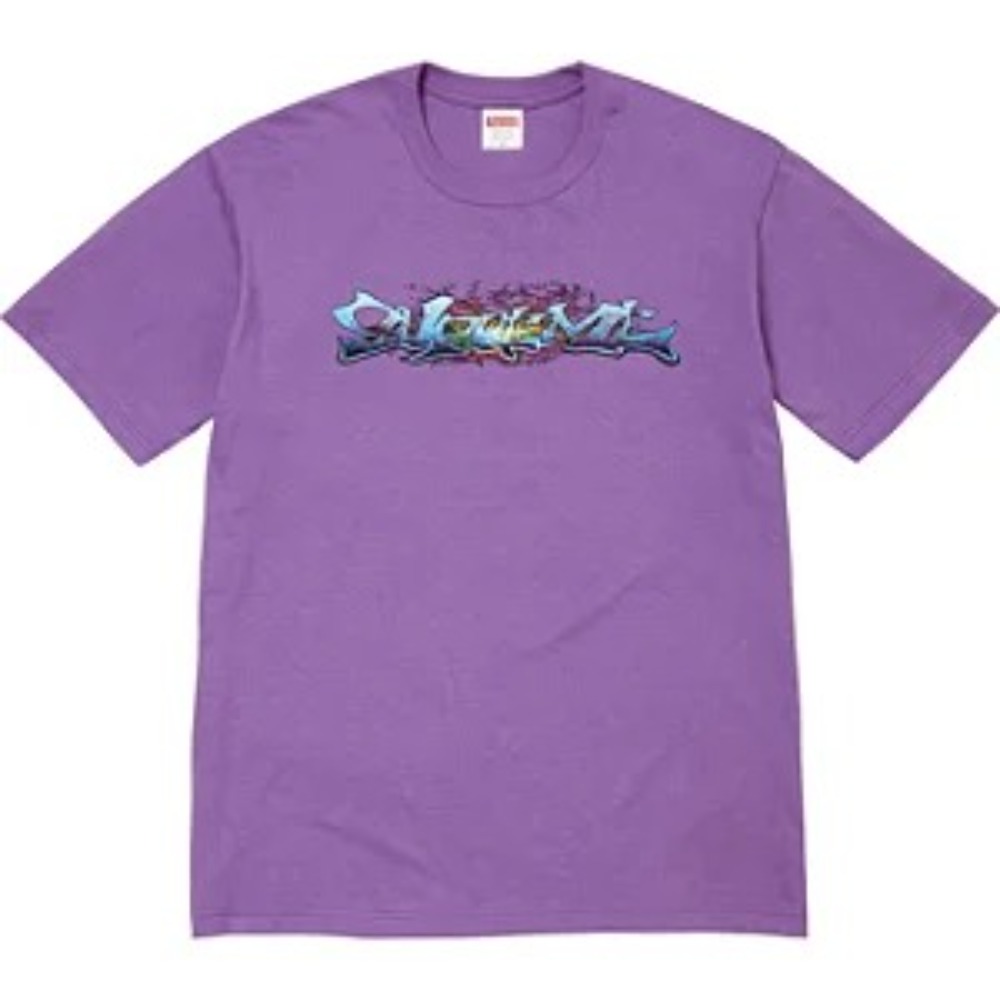 Camiseta Supreme Tag Purple FW25-W17 — G, Novo