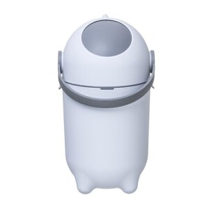 Gato Panda - Lixeira Anti Odor Classic 10 Litros Design Compacto e Higiênico Fácil de Limpar Ideal para Quartos