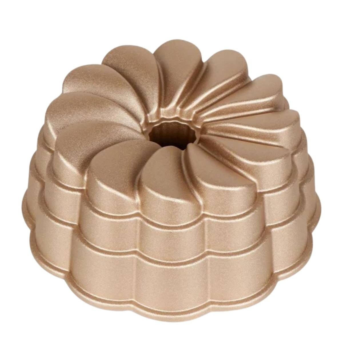 Forma em Alumínio com Furo Bolo Torta Profissional Petal