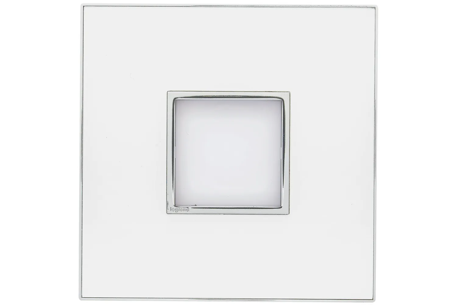 PLACA 2 POSTOS 4X4 QUADRADOS MIRROR WHITE ARTEOR - PIAL