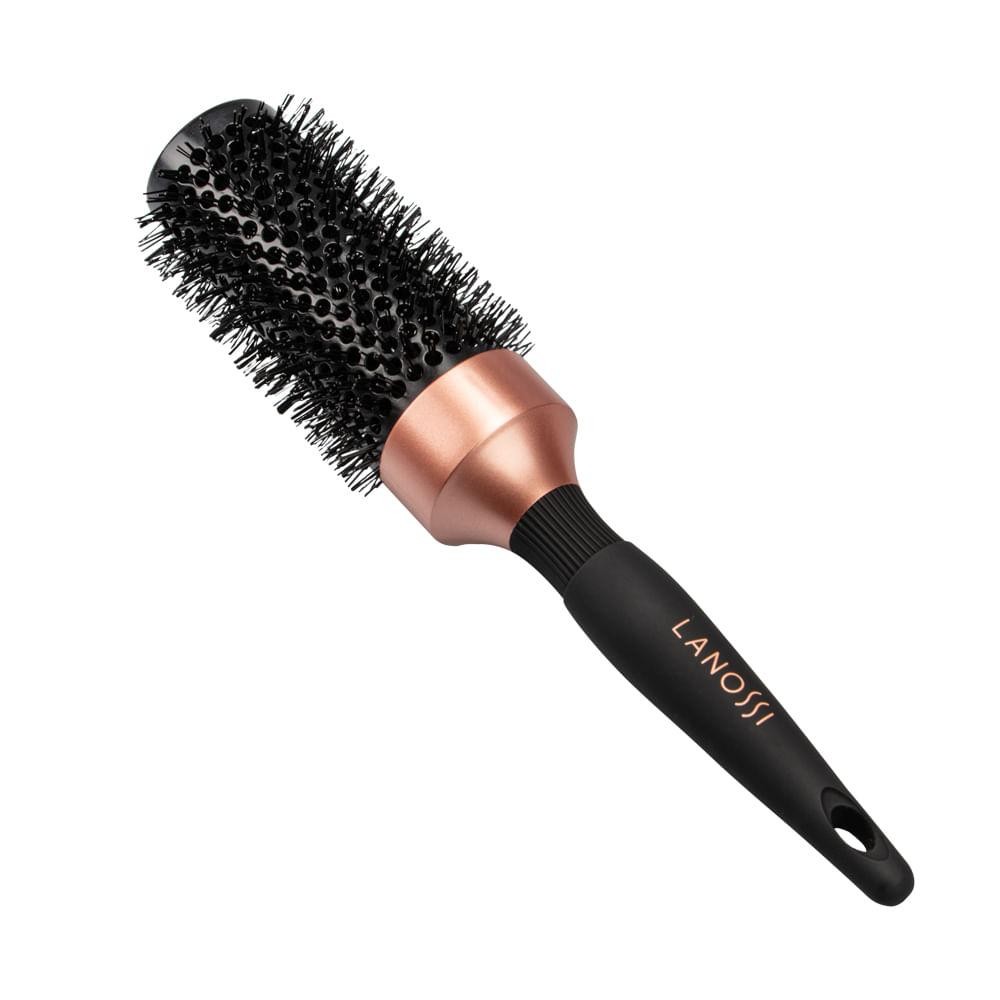 Foto 2 de Escova de Cabelo Modeladora Térmica com Cerdas Iônicas 43mm Thermic Bronzer Lanossi