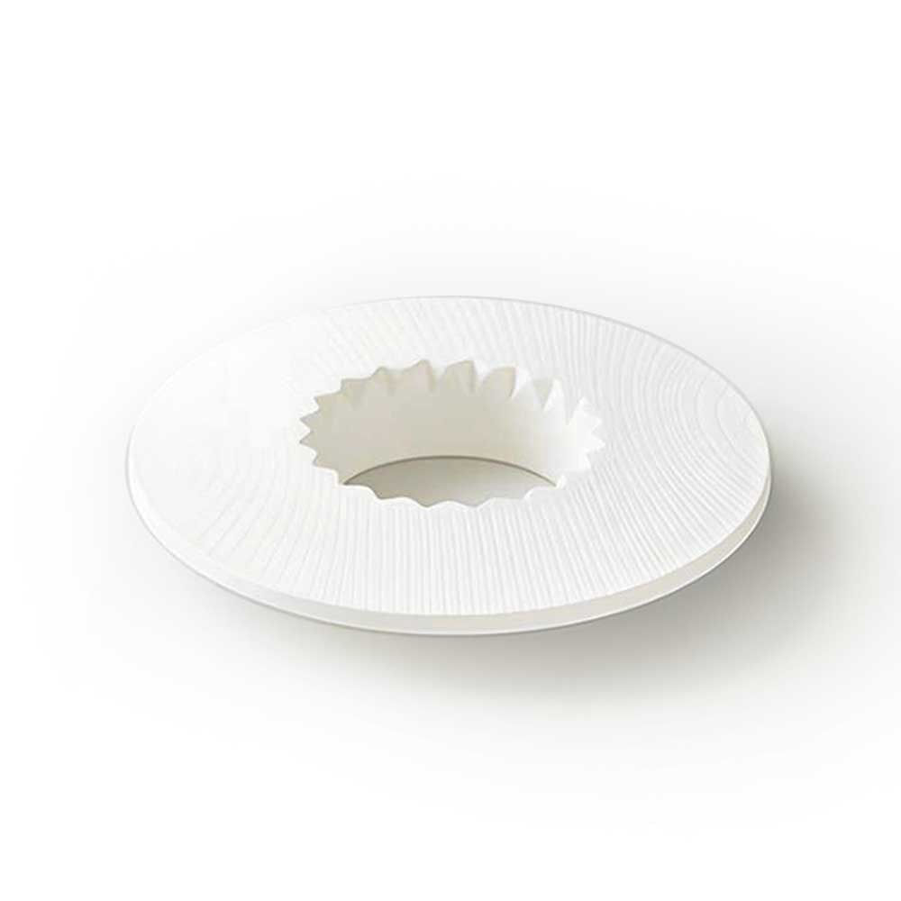Suporte para Coador Origami em Resina Pet Branco