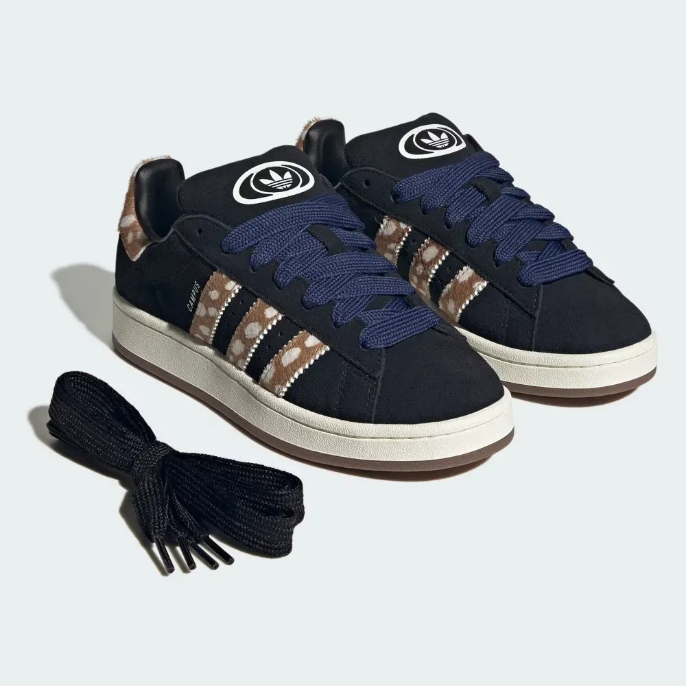 adidas Campus 00s Core Black Brown Desert Off White — 34, Novo
