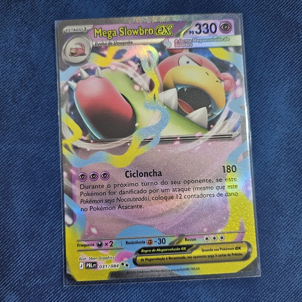 Mega Slowbro ex (31/84) Escuridão Absoluta Pokémon TCG — Near Mint, Novo