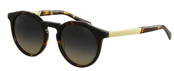 Óculos de Sol Feminino Hickmann HI3149 Gatinho Preto com Nude
