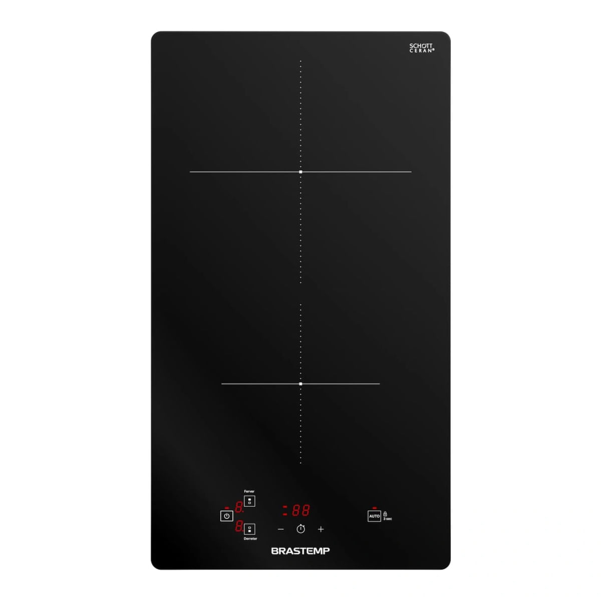 Cooktop 2 Bocas de Indução Brastemp com Funções Especiais - BDJ31AE 220