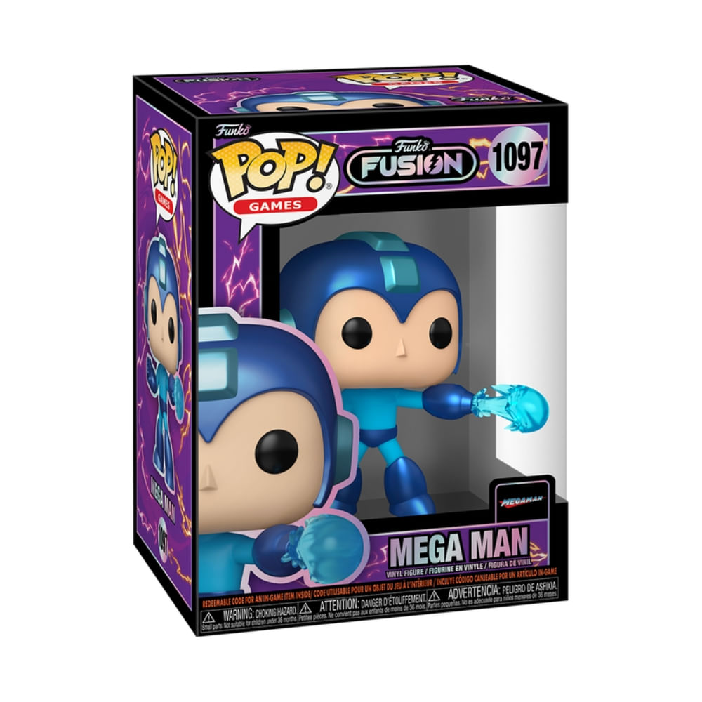 Foto 2 de Boneco Funko Pop! Funko Fusion - Mega Man com Chase