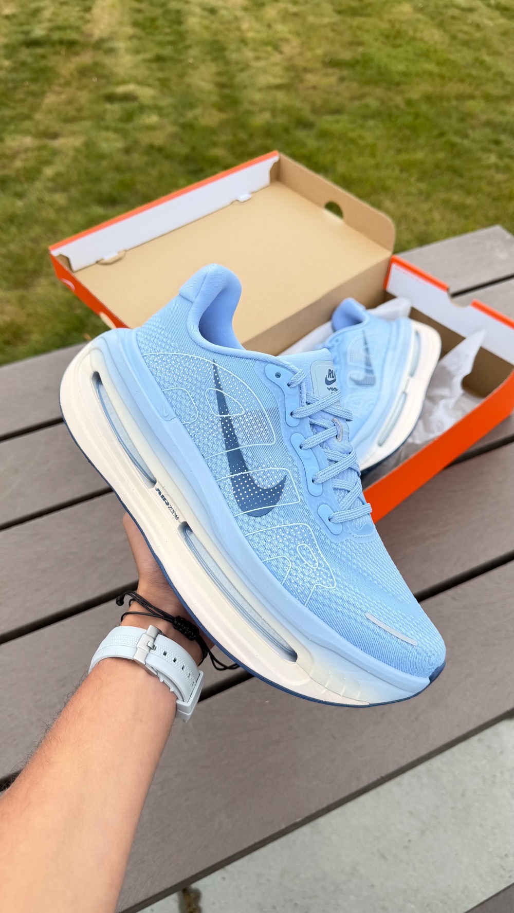 Nike Air Zoom Vomero Premium Aluminum Navy Hydrogen Blue — 41, Novo