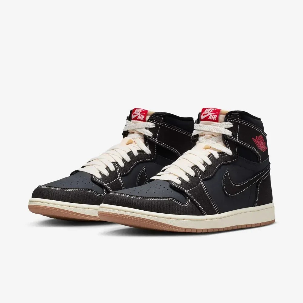 Air Jordan 1 Retro High OG Flight Club Black Sail — 39, Novo