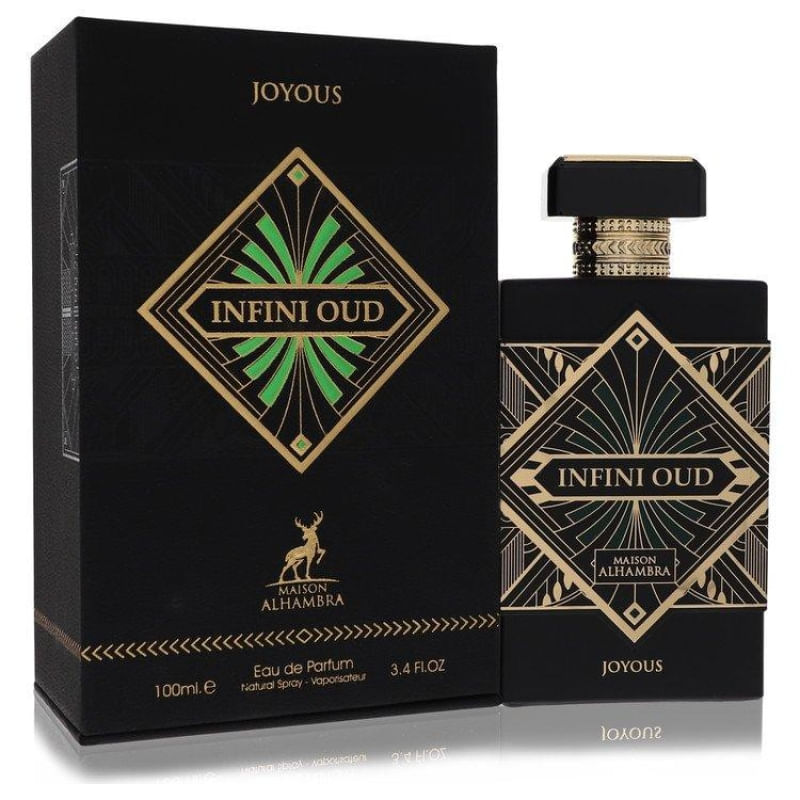 Perfume Maison Alhambra Infini Oud Joyous 100 ML Eau De Parfum Spray (Unisex) Masculino