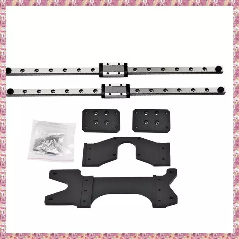 (Zsqa) Kit De Atualização De Trilho Y Duplo Para-3 V3 SE MGN9H Guia 300mm De Altura Acessório De Impressora 3D