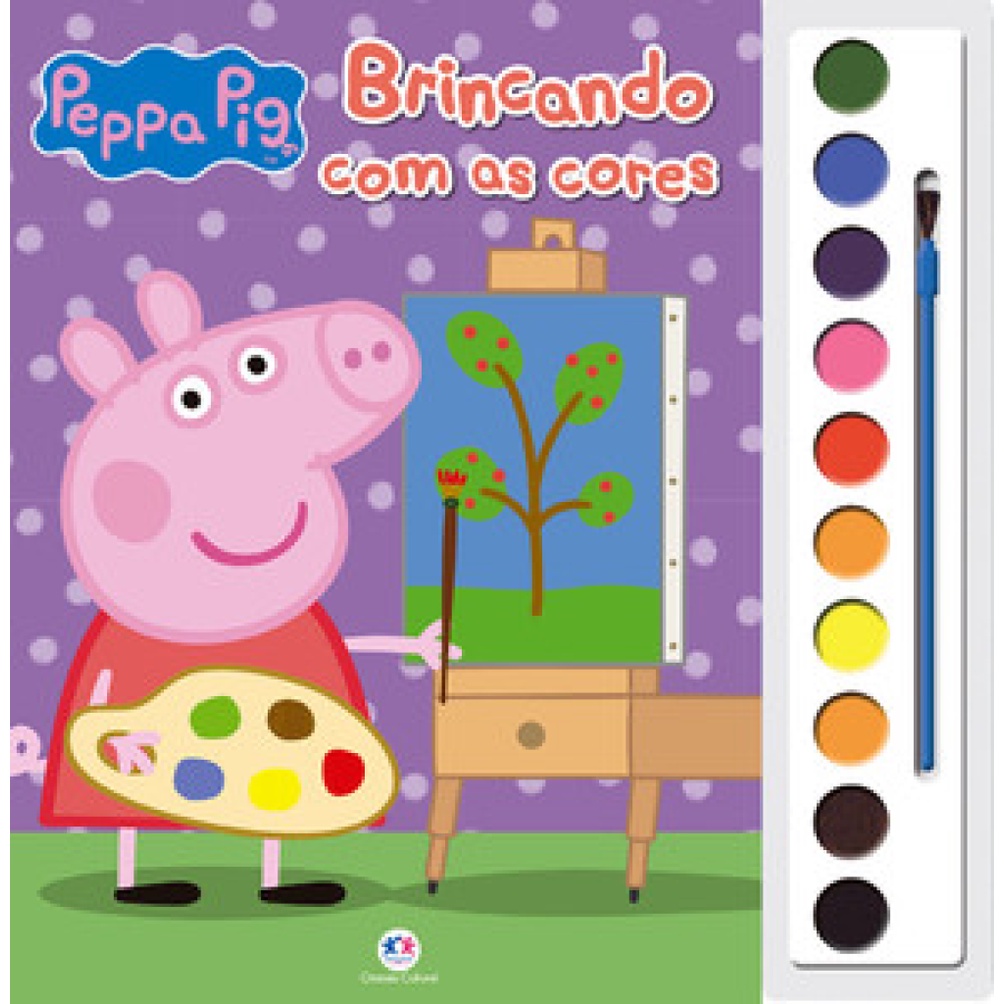 PEPPA PIG BRINCANDO COM AS CORES