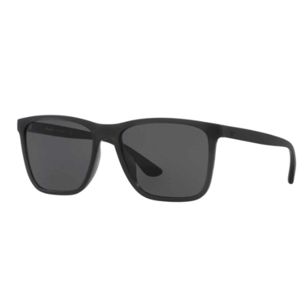 Óculos de Sol Masculino Tecnol Retangular TN4040U Cor Cinza Escuro Óculos de Sol Masculino Tecnol Retangular TN4040U Cor Cin