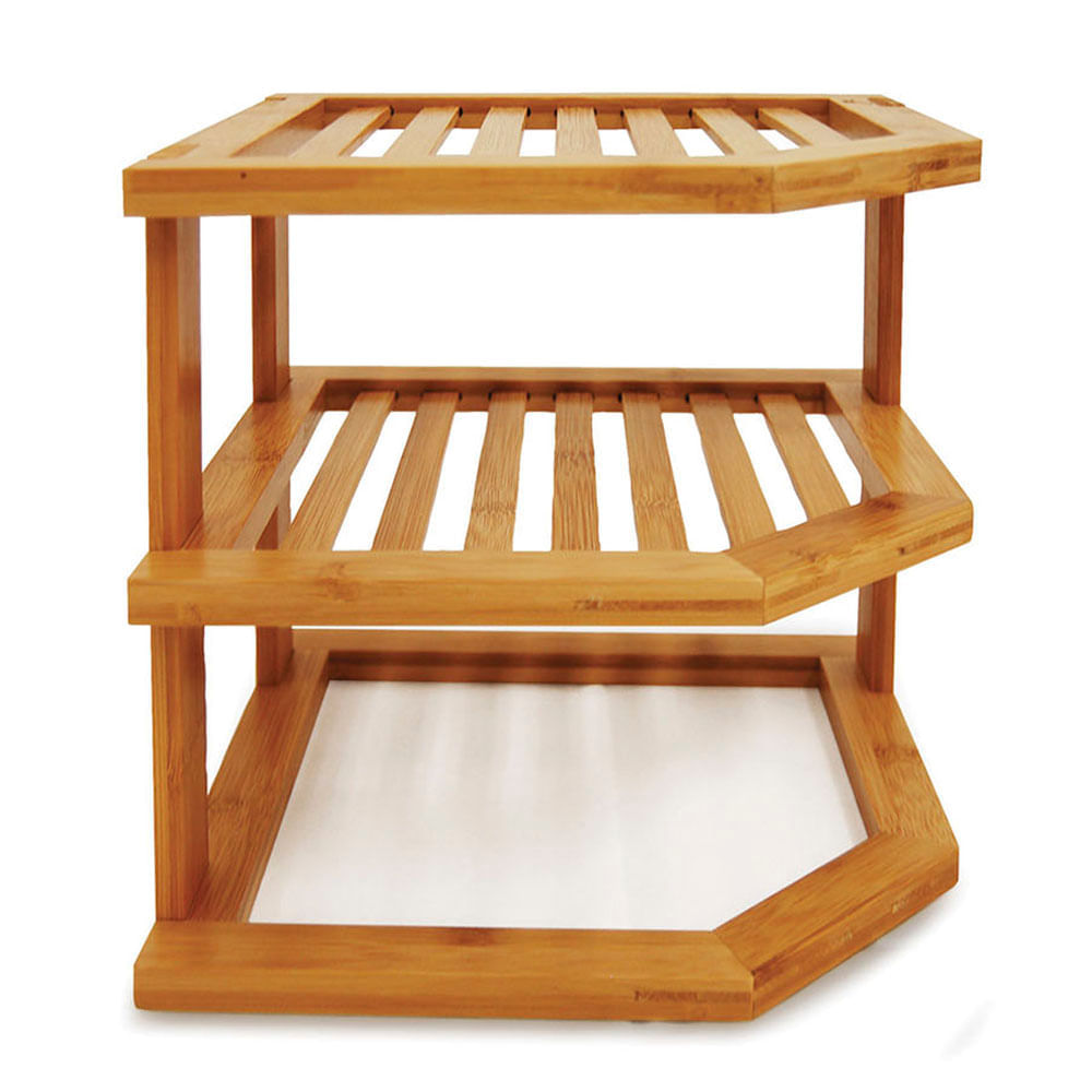 Organizador Para Armário 2 Andares Bambu - Tyft