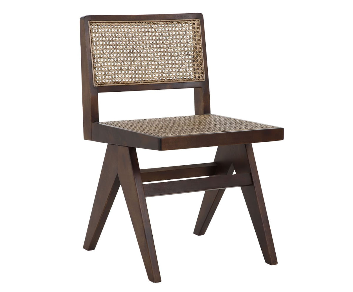 Cadeira Easy Walnut - Westwing Collection Bege