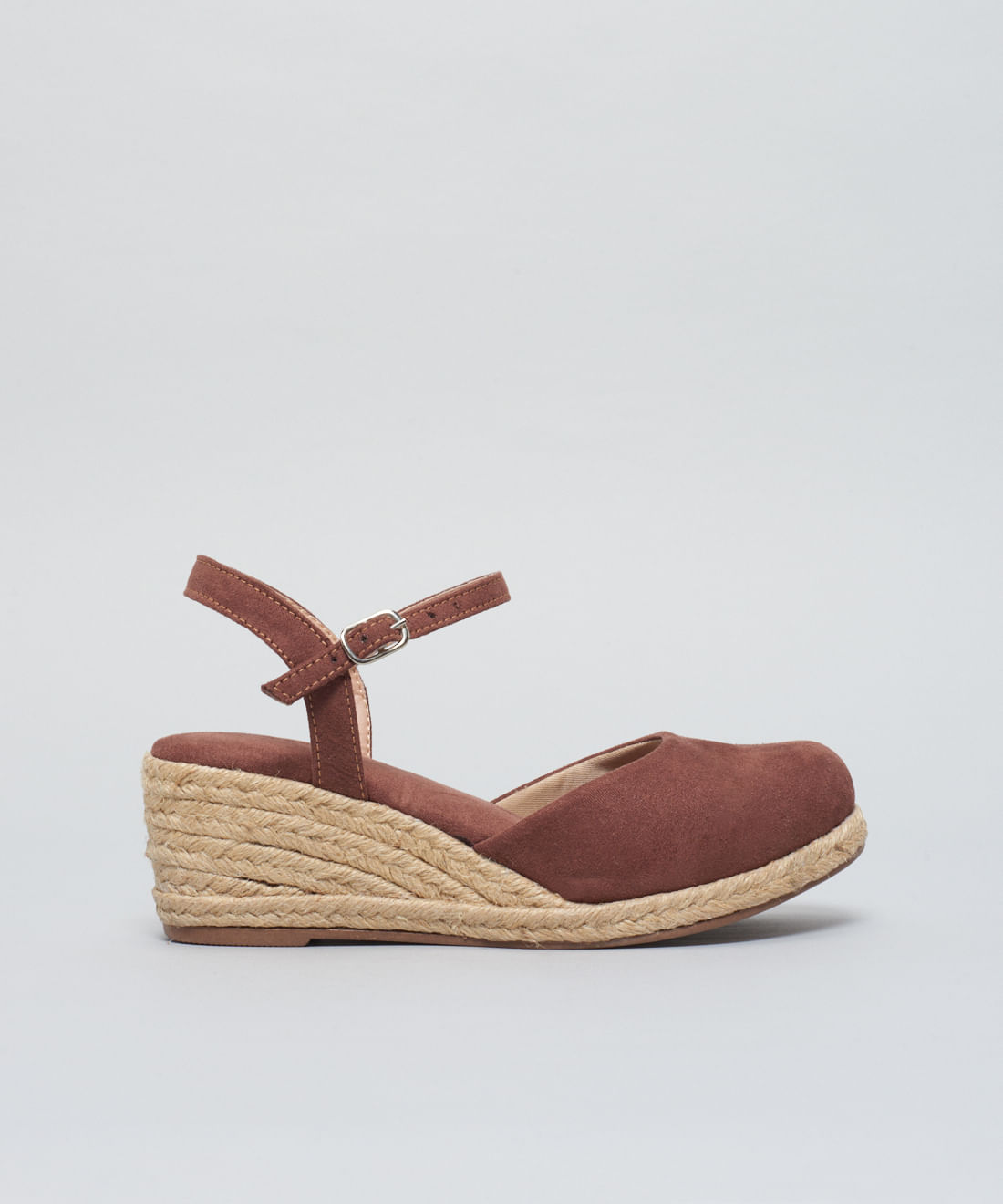 Anabela Boneca Camurca Soft - Terra — 33 - terra