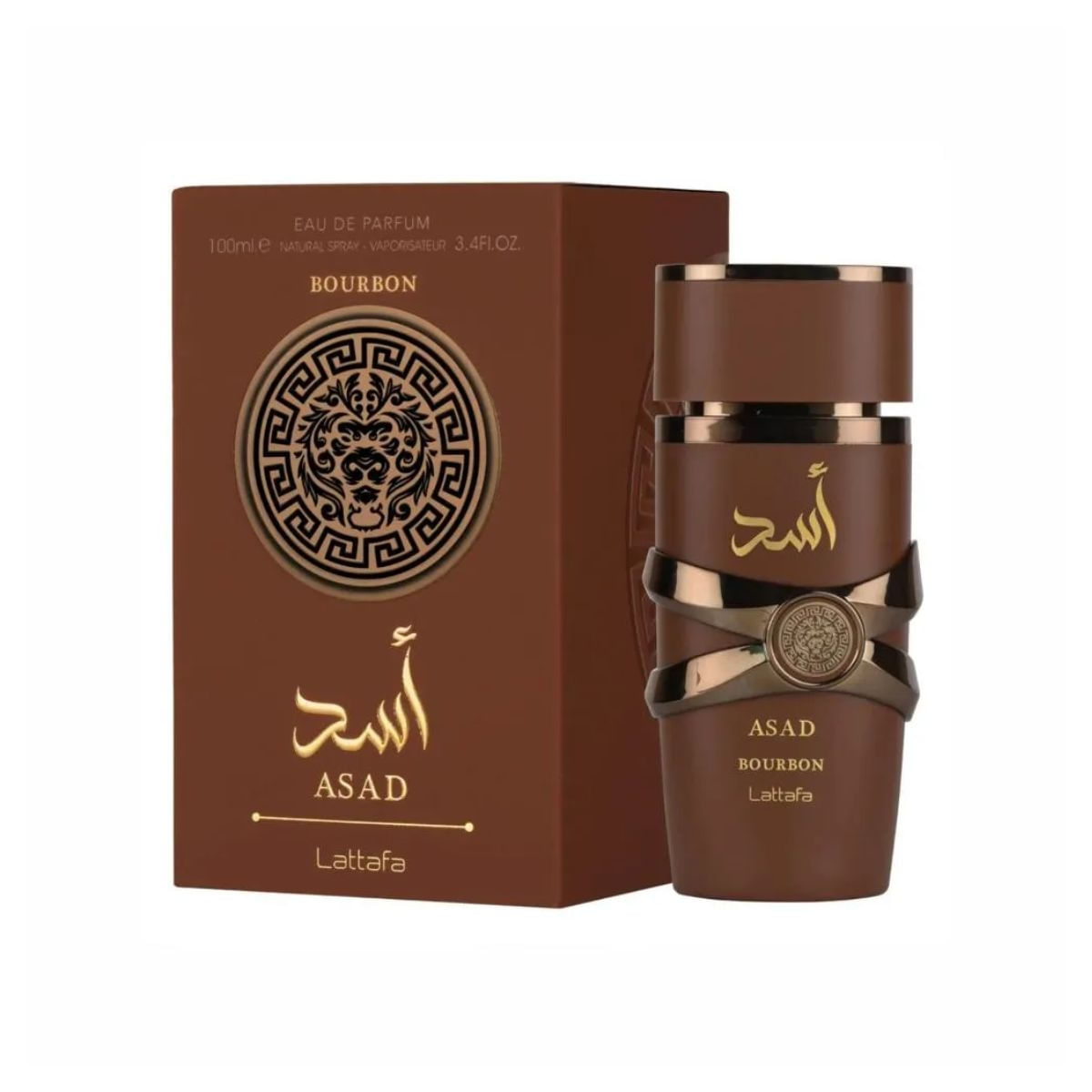 Perfume Lattafa Asad Bourbon Eau De Parfum 100ml Masculino
