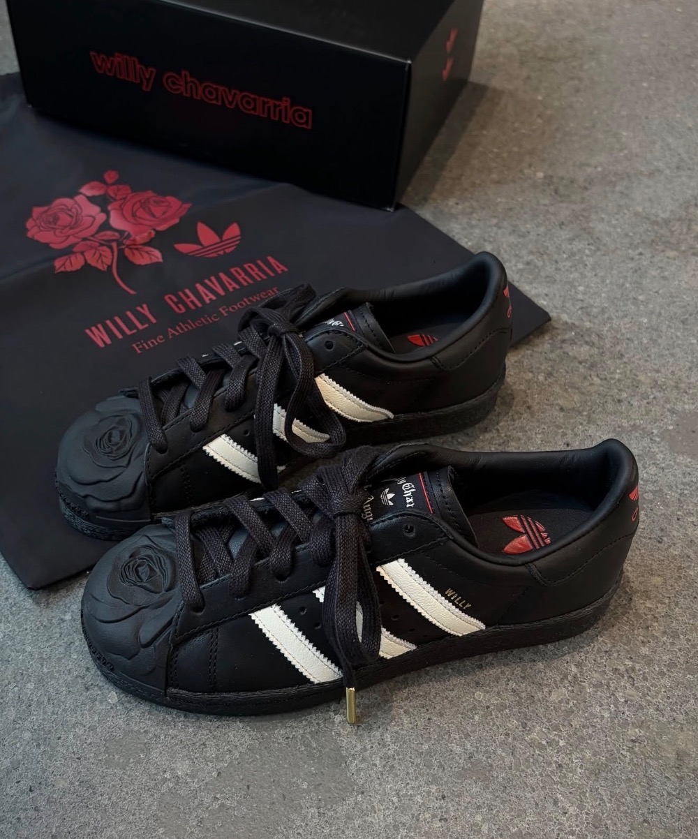 Willy Chavarria x adidas Superstar Core Black — 40, Novo