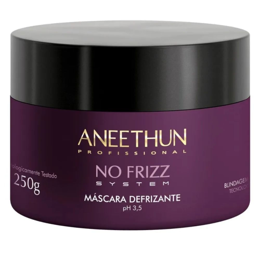 Máscara Capilar Defrizante Aneethun No Frizz System - Tratamento intensivo anti frizz 250ml