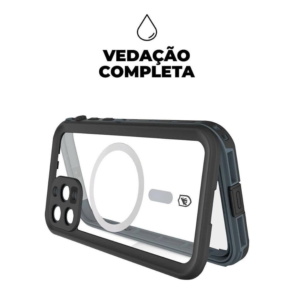 Foto 2 de Capa case capinha à Prova d'água Nautical para iPhone 14 Pro Max -Gshield