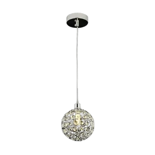 PENDENTE CRISTAL Ø12CM G9X1 CR DCD00768 SINDORA