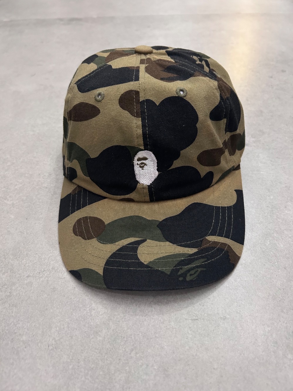 Boné Bape 1st Camo Panel Green — Único, Usado