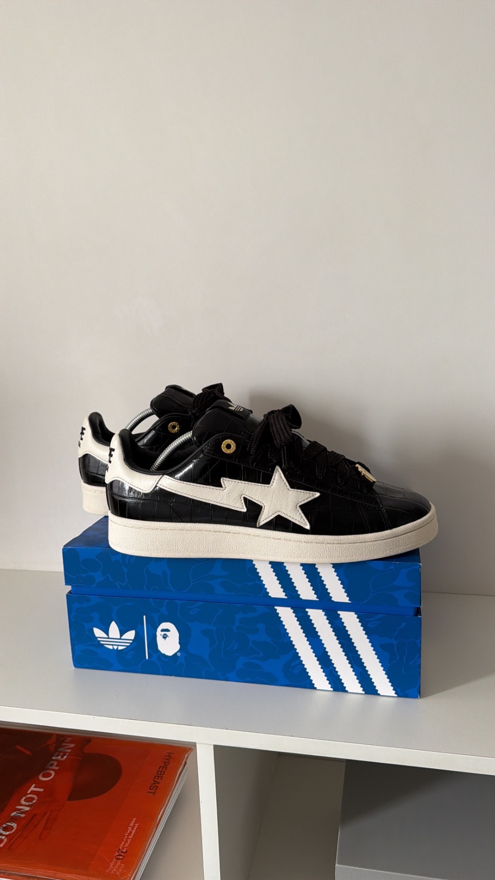 Bape x adidas Campus 00s Black Croc — 42, Usado