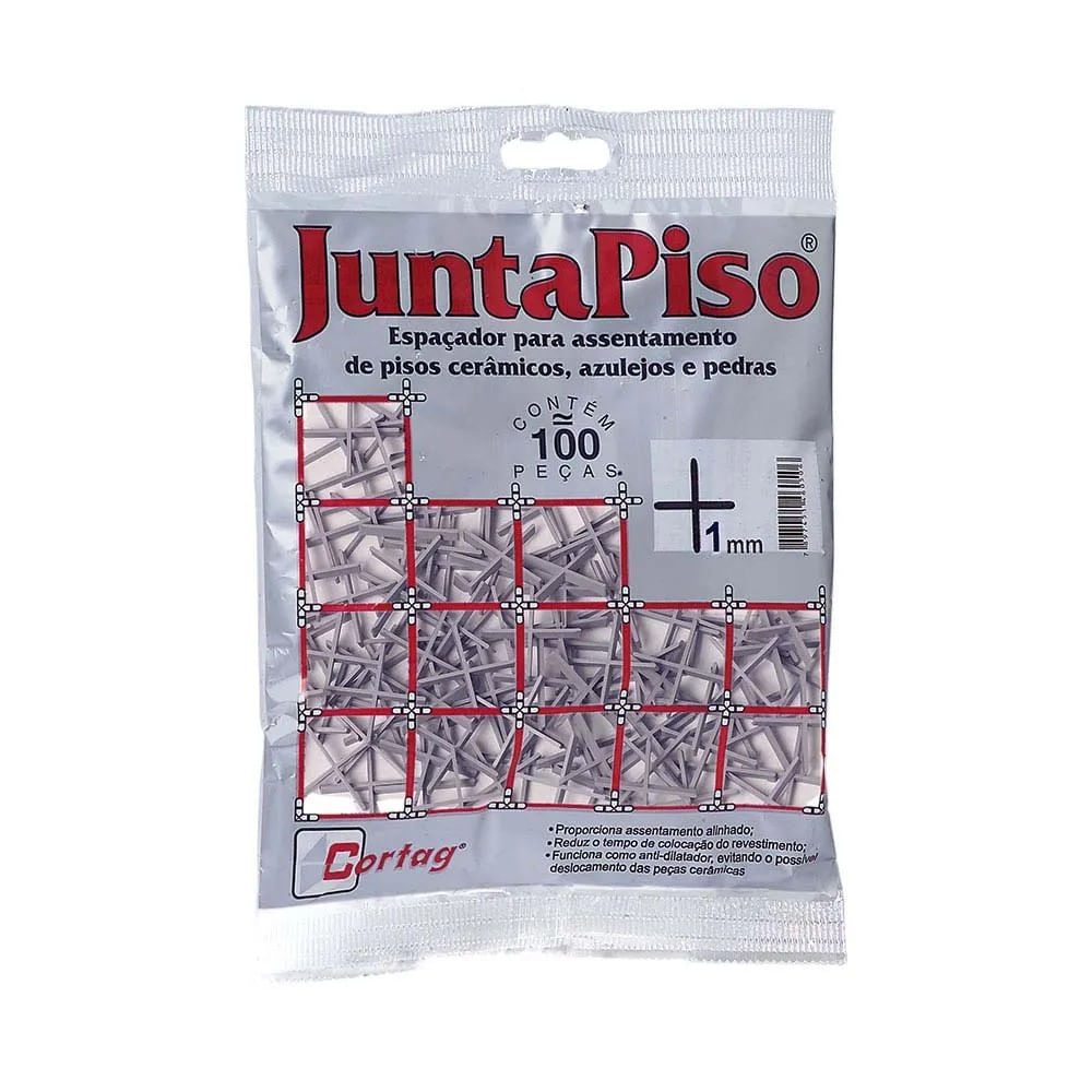 Espaçador "Juntapiso" 1 Mm 100un Cortag