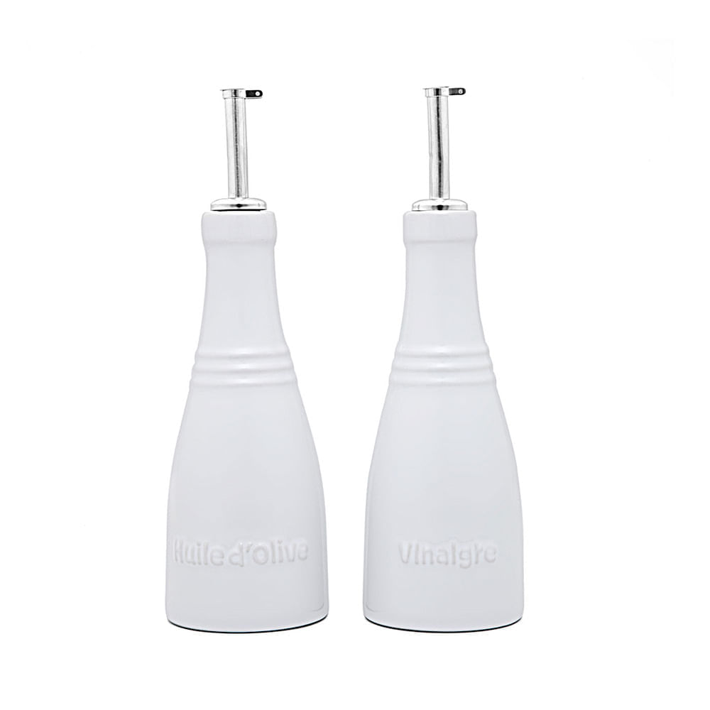 Galheteiro Óleo e Vinagre Branco Le Creuset