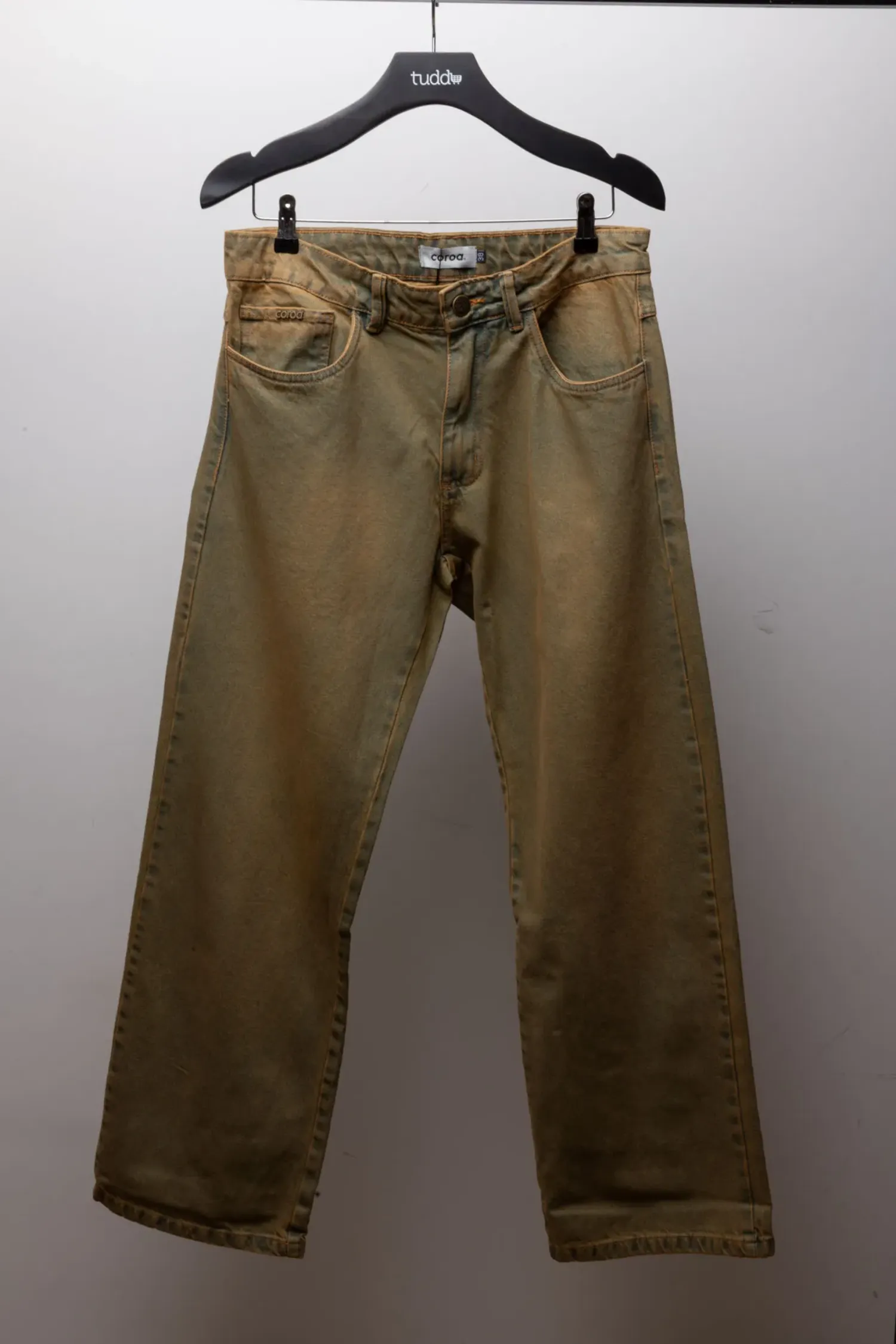 Calça Coroa Clothing Company Jeans Baggy Green — 38 / 44 / 46 / 48 / 50, Novo