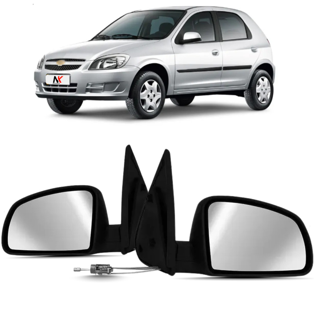 Retrovisor Externo Celta Prisma 2007 2008 2009 2010 2011 2012 2013 2014 Com Controle