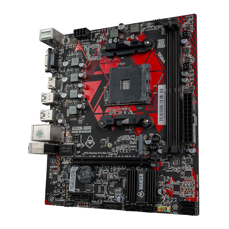 Foto 3 de Placa Mae Mancer A520M-DBRD, DDR4, Socket AM4, M-ATX, Chipset AMD A520, MCR-A520M-DBRD