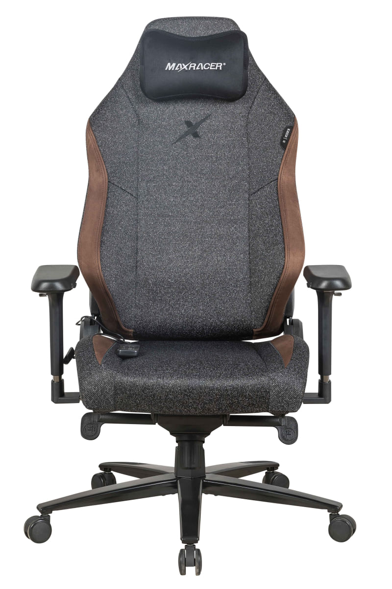 Cadeira gamer MaxRacer Heavy SMI TECIDO MESCLADO PRETO Nuvem Shop/Fast