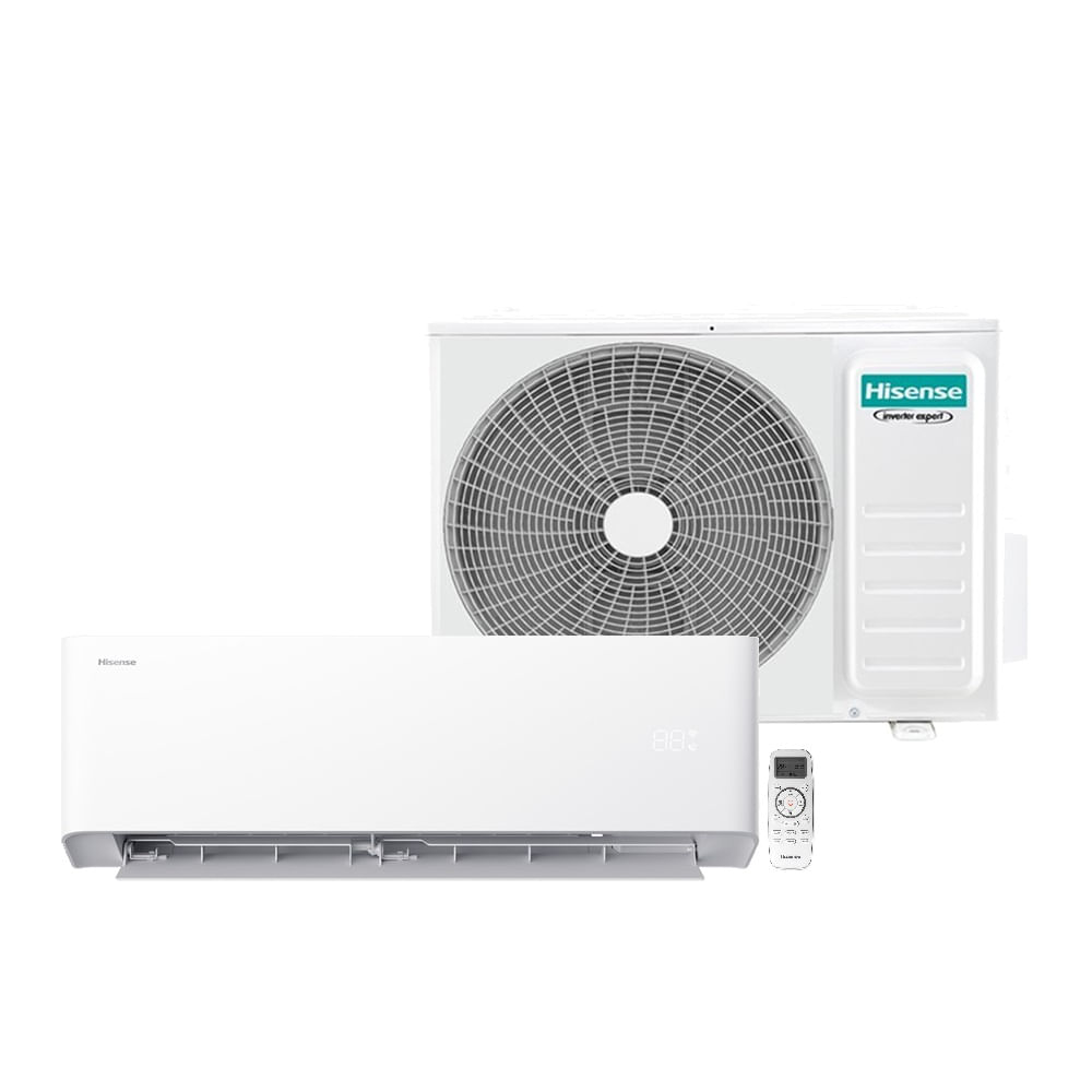 Ar Condicionado Split Inverter Hisense Hi-Efficiency 24000 BTU/h Frio AS-24TW2RBWHB01E - 220 Volts