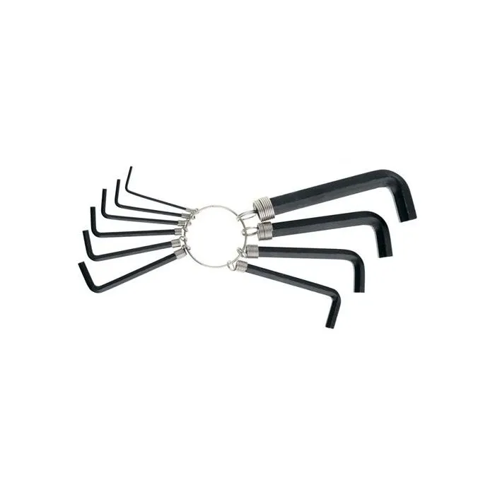 JOGO CHAVE HEXAG. CURTA 1,5 - 10MM CRV 10PÇS OXIDADO